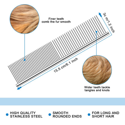 🐾✨ Professional Deshedding Tool – Less Shedding, Happier Pets & Cleaner Homes 💖