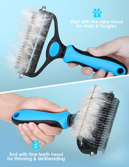 🐾✨ Professional Deshedding Tool – Less Shedding, Happier Pets & Cleaner Homes 💖