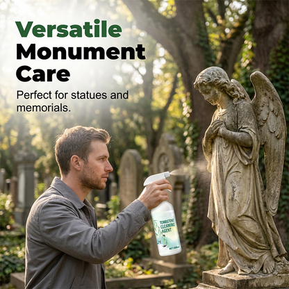 🕊️✨ Memorial Stone Cleaner – Restore Beauty & Honor Cherished Memories