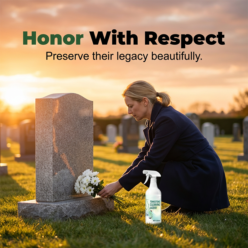 🕊️✨ Memorial Stone Cleaner – Restore Beauty & Honor Cherished Memories