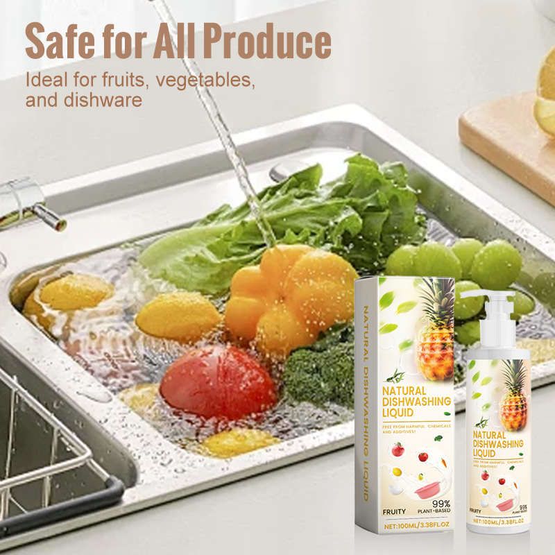 🍎🥬 Fruit & Vegetable Wash – Gently Removes Dirt, Residue & Impurities ✨