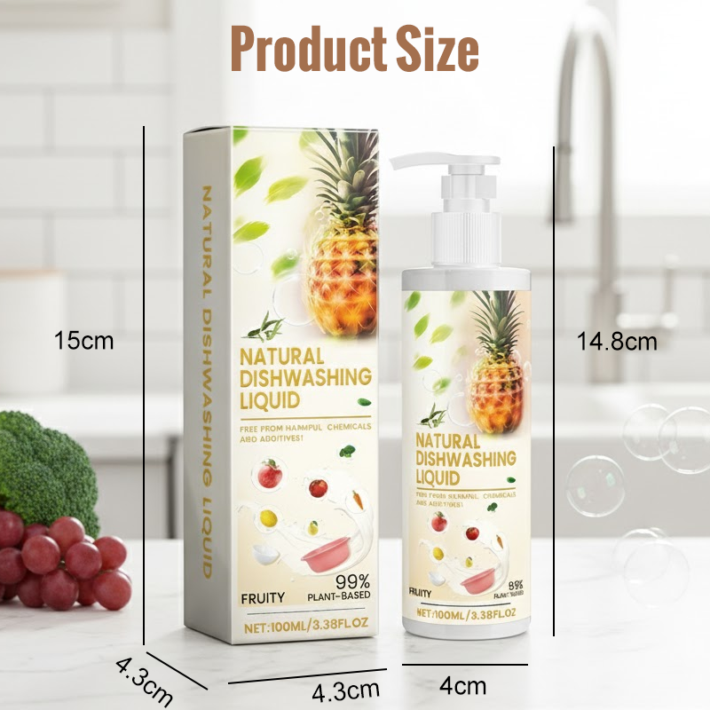 🍎🥬 Fruit & Vegetable Wash – Gently Removes Dirt, Residue & Impurities ✨