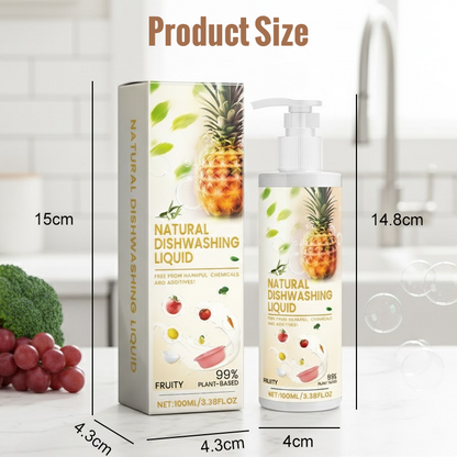 🍎🥬 Fruit & Vegetable Wash – Gently Removes Dirt, Residue & Impurities ✨